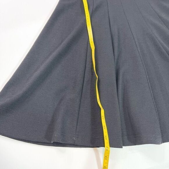 Maeve by Anthropologie Dress Women XS Fit and Flare Linen Blend A Line New Black - Picture 4 of 11